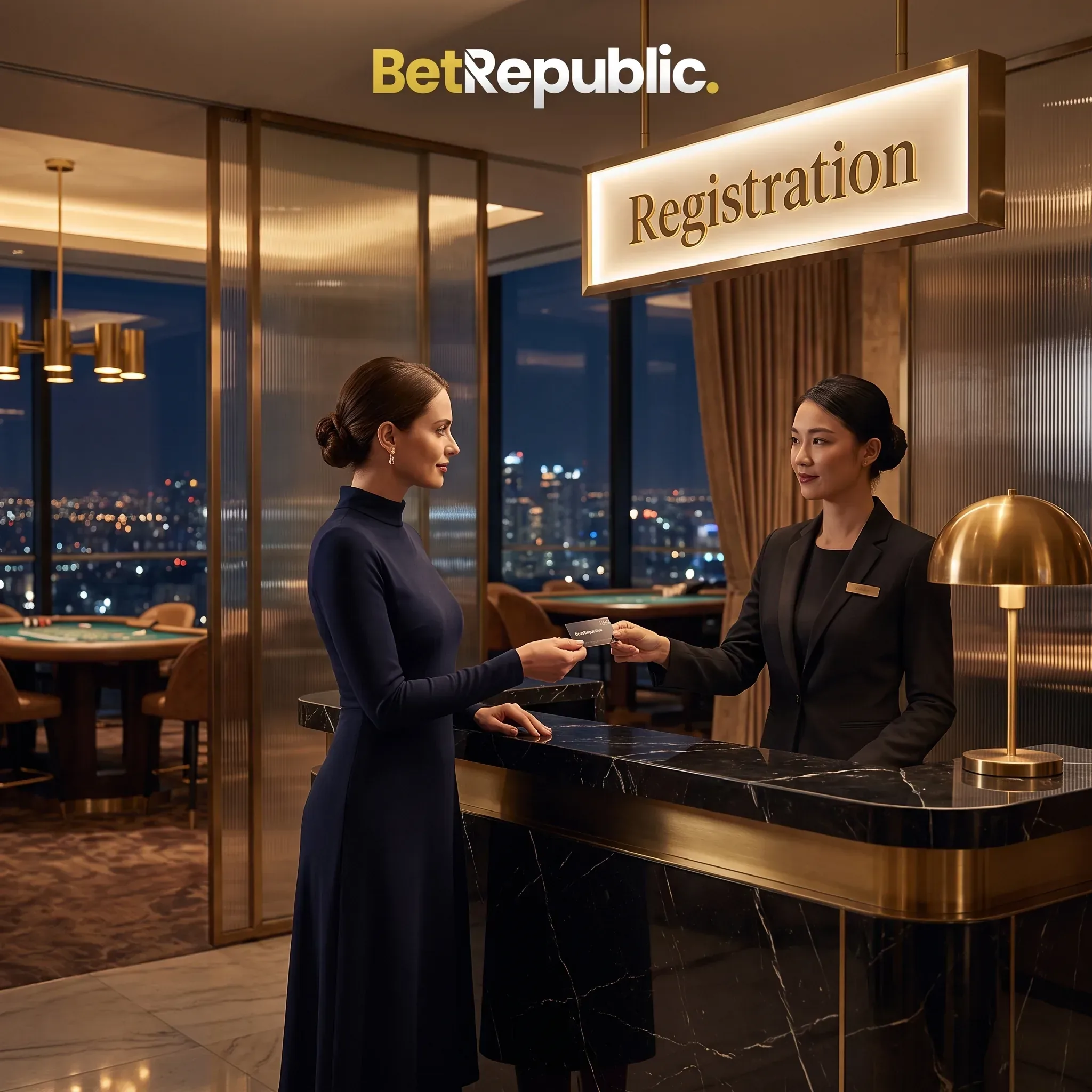 BetRepublic-Zugangskarte für die Registrierung